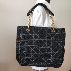 Black with gold hardware Tote Bag/Handbag